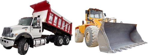 Truck and Wheel Loader